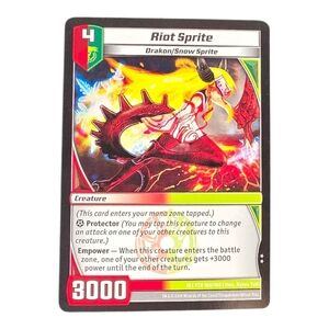 2014 Kaijudo Riot Sprite Trading Card
